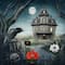 Ghost, Pumpkin & Bat Standing Halloween Kid Figures Set